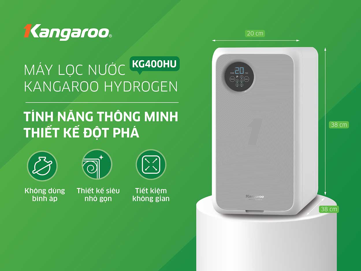 Máy lọc nước Kangaroo Hydrogen KG400HU