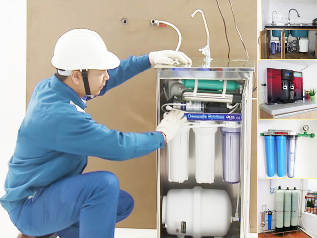 Máy lọc nước không chảy nước