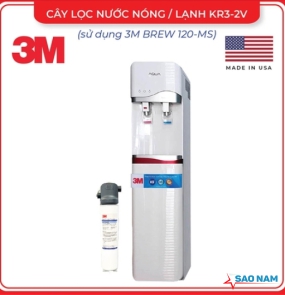 CÂY LỌC NƯỚC NÓNG LẠNH 3M KR3-2V (SỬ DỤNG 3M BREW120-MS)