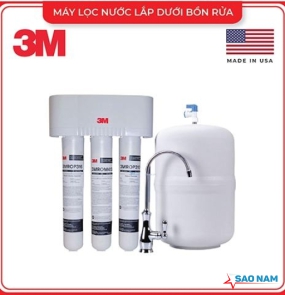 MÁY LỌC NƯỚC LẮP DƯỚI BỒN RỬA KHÔNG DÙNG ĐIỆN 3M RO301