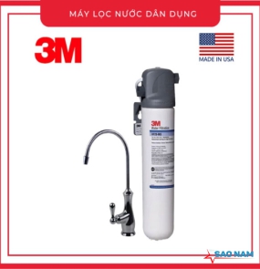 MÁY LỌC NƯỚC LẮP DƯỚI BỔN RỬA 3M BREW120-MS KÈM VÒI 3M