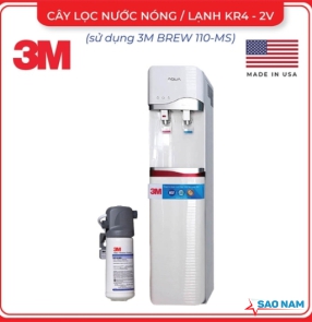 CÂY LỌC NÓNG LẠNH 3M KR4-2V (SỬ DỤNG BỘ LỌC 3M BREW110-MS)
