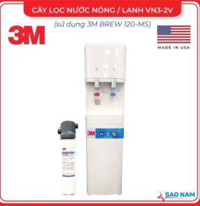 CÂY LỌC NÓNG LẠNH 3M VN3-2V (SỬ DỤNG 3M BREW120-MS)