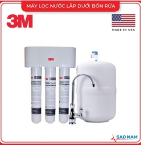 MÁY LỌC NƯỚC LẮP DƯỚI BỒN RỬA KHÔNG DÙNG ĐIỆN 3M RO301