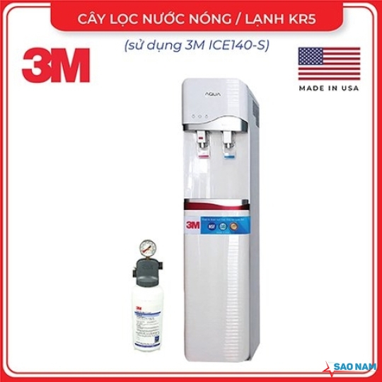 CÂY LỌC NƯỚC NÓNG LẠNH 3M KR5-2V (SỬ DỤNG 3M ICE140-S)