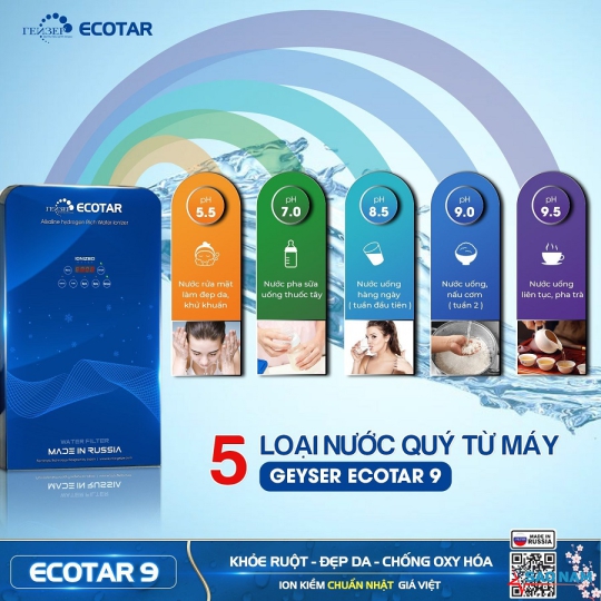 Máy lọc nước Geyser Ecotar 9