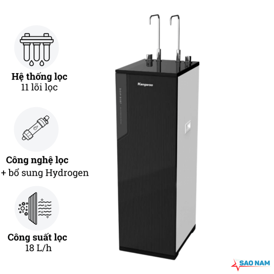 Máy lọc nước Kangaroo Hydrogen nóng lạnh KG10A88