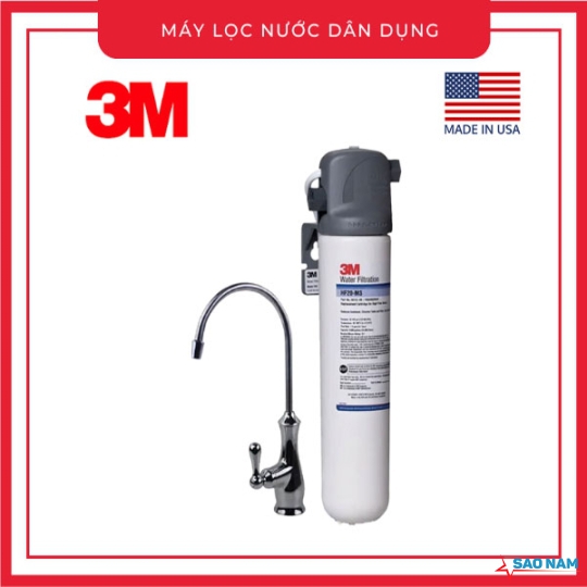 MÁY LỌC NƯỚC LẮP DƯỚI BỔN RỬA 3M BREW120-MS KÈM VÒI 3M