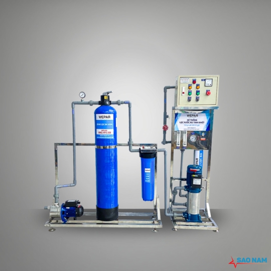 Hệ Lọc Nước RO Công Nghiệp WEPAR Công Suất 350 Lít/Giờ
