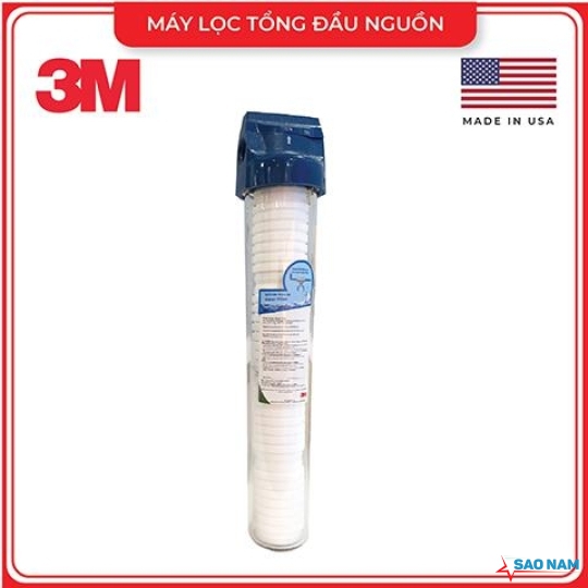 MÁY LỌC NƯỚC TỔNG ĐẦU NGUỒN TRONG SUỐT 20" 3M AP102T-420